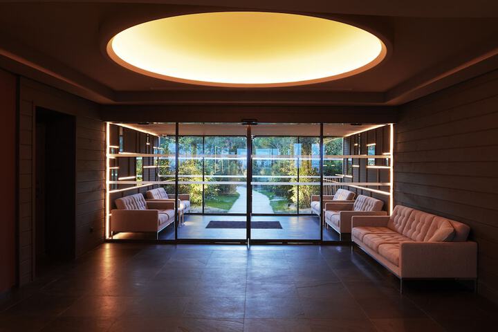 Interior entrance