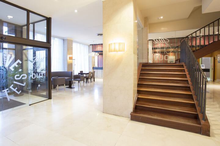 Interior entrance