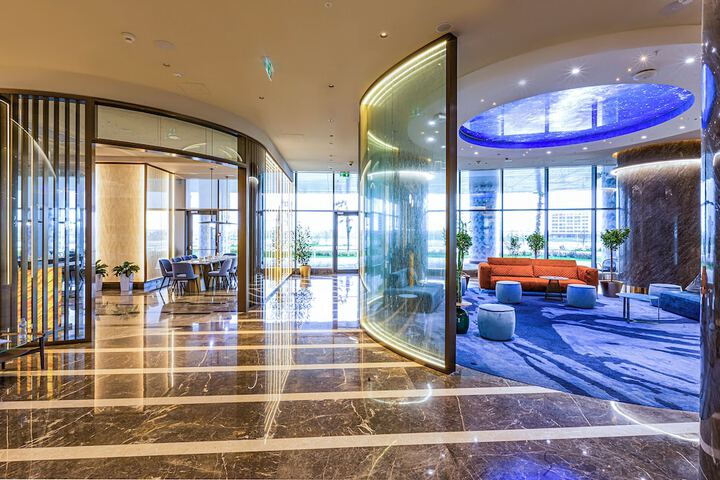 Lobby sitting area