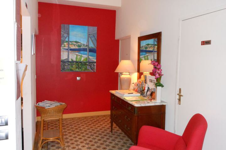 Interior entrance