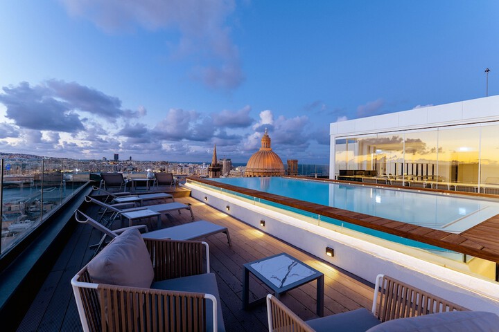 Exterior of The Embassy Valletta Hotel