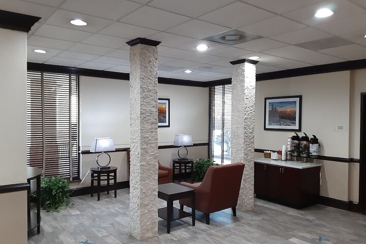 Lobby sitting area