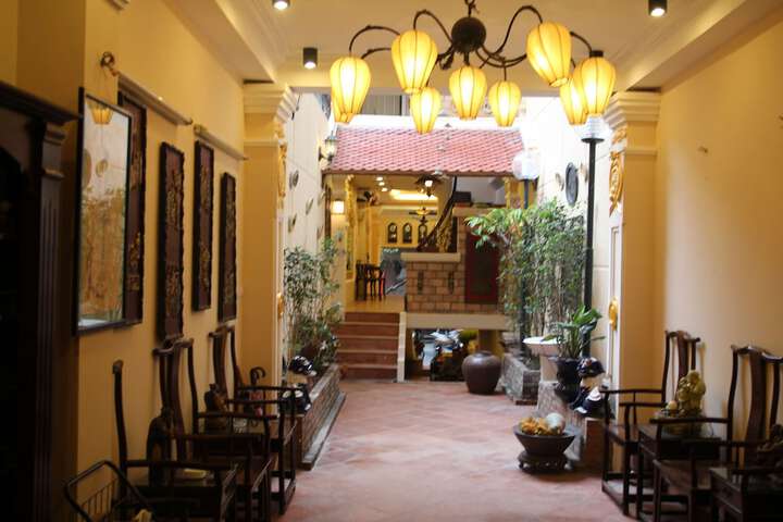 Interior entrance