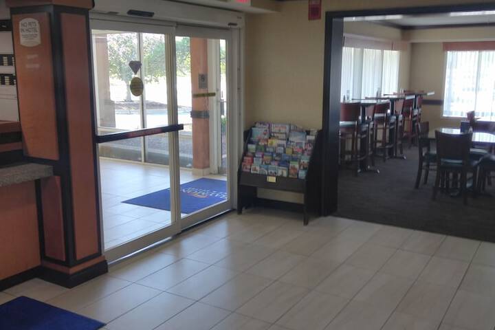 Interior entrance
