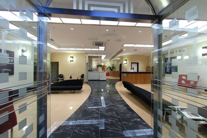 Interior entrance