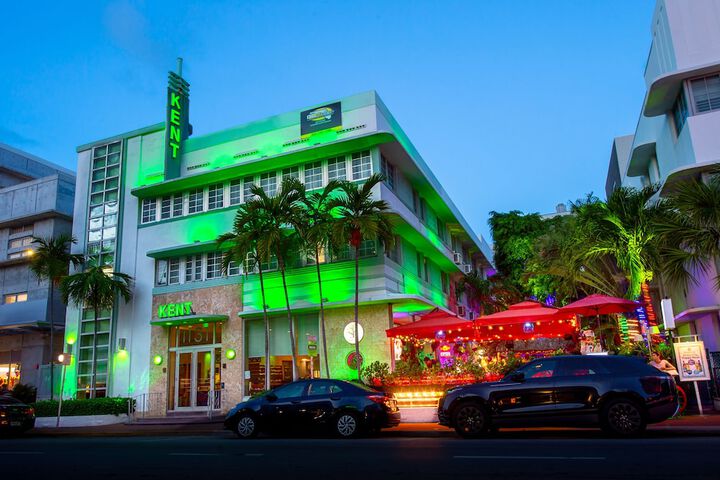 Front of property - evening/night