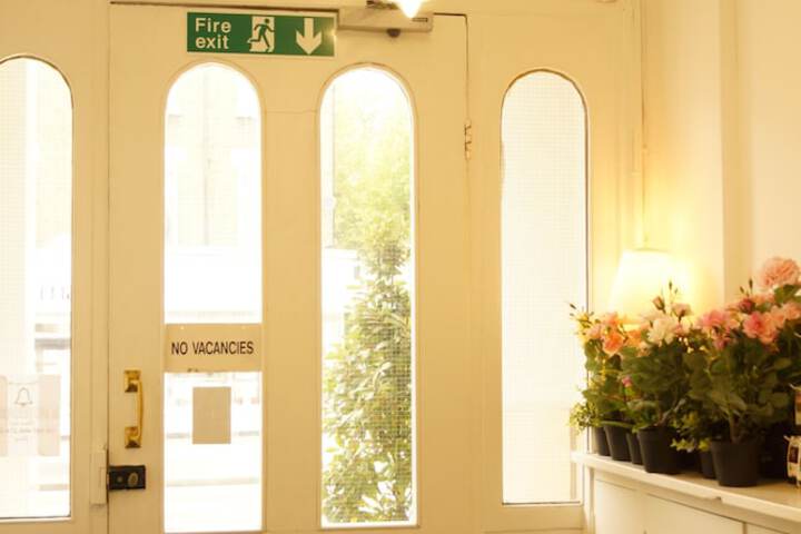 Interior entrance