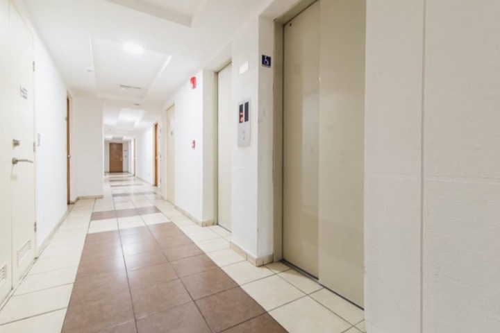 Interior entrance