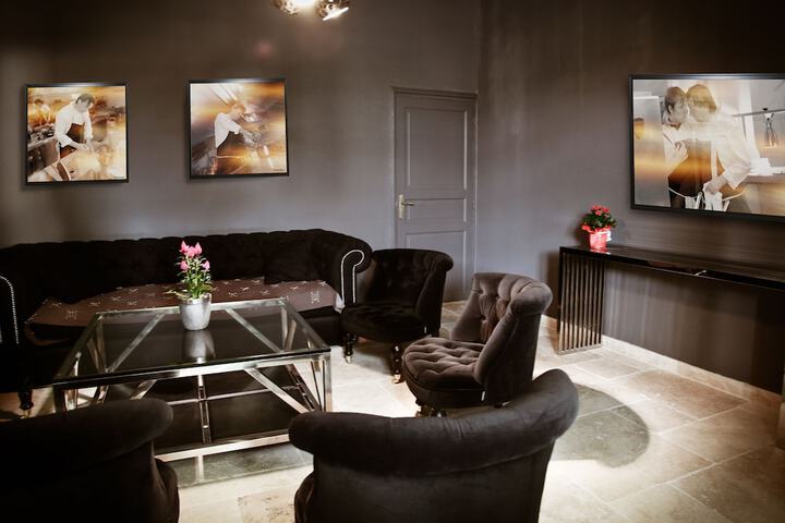 Lobby sitting area