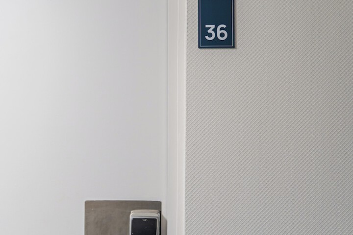Interior entrance