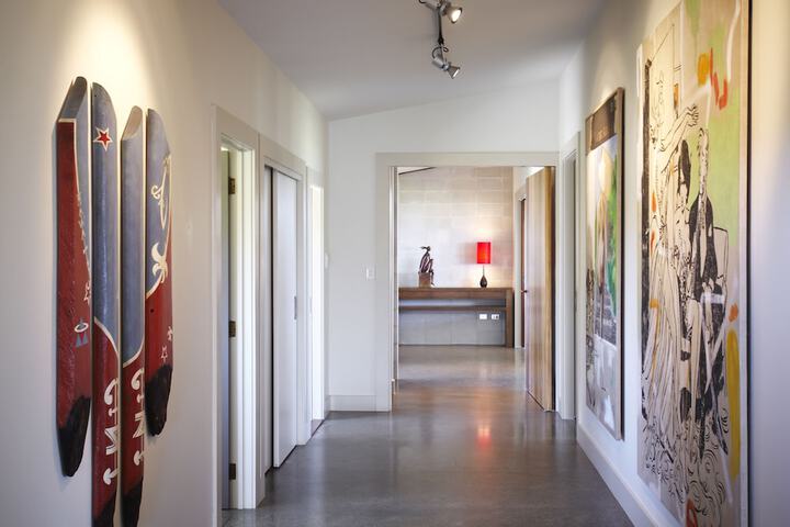 Interior entrance