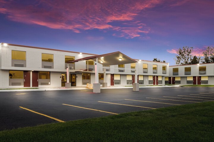 Front of property - evening/night