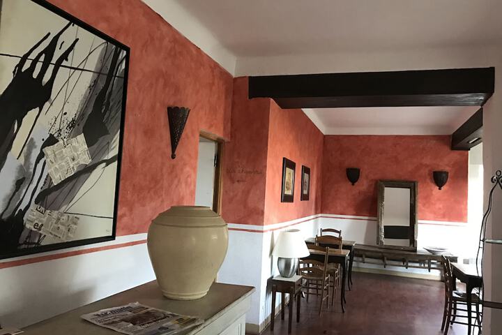 Interior entrance