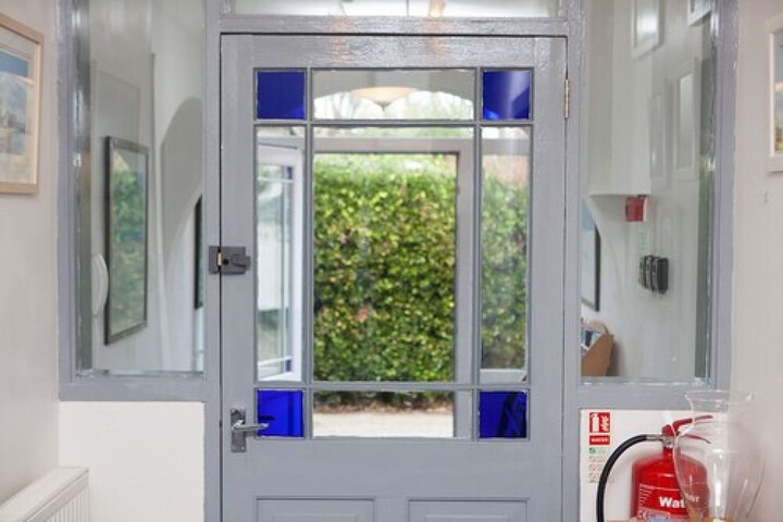 Interior entrance
