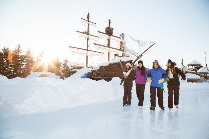 Ice skating