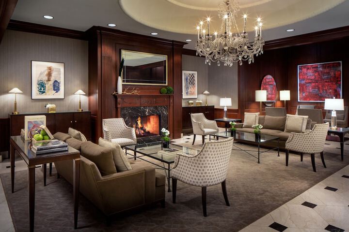 Lobby sitting area
