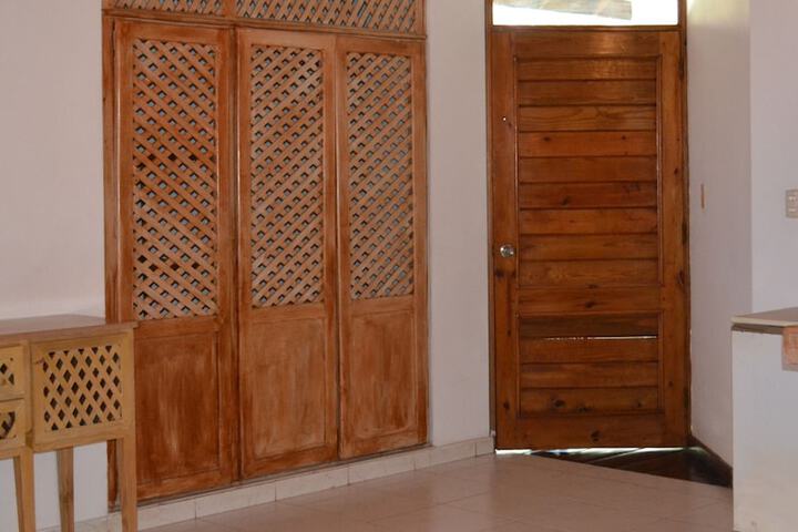 Interior entrance