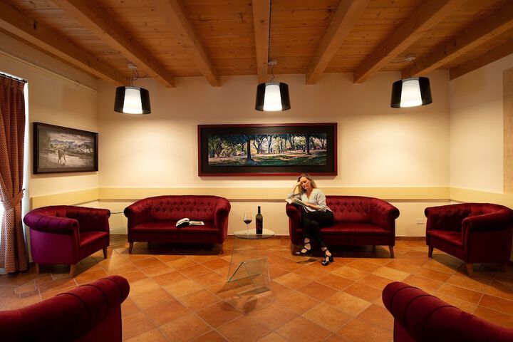 Lobby sitting area