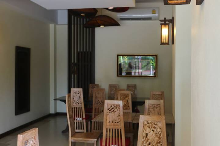 Interior entrance