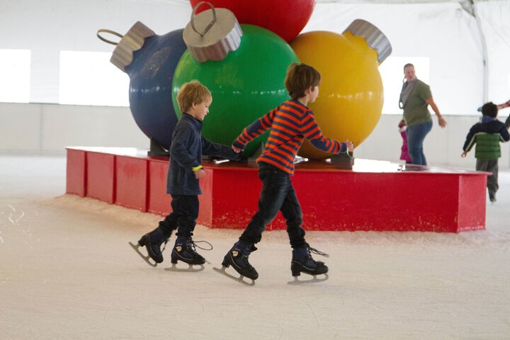 Ice skating
