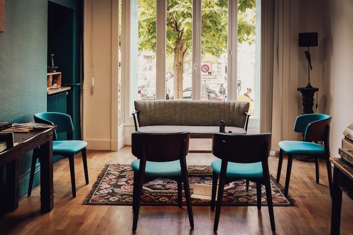 Lobby sitting area