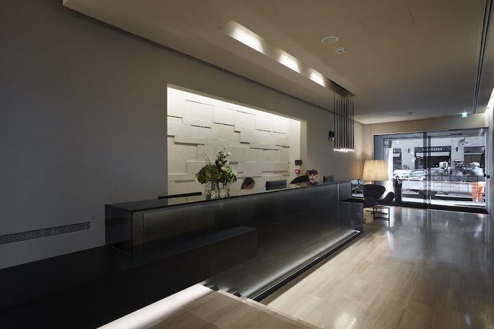 Interior entrance
