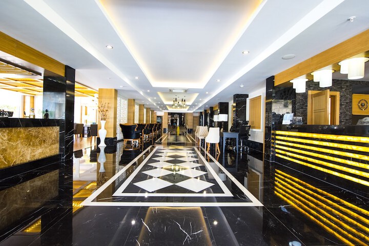 Interior entrance