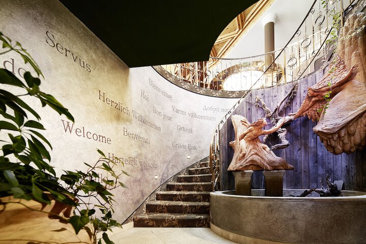 Interior entrance