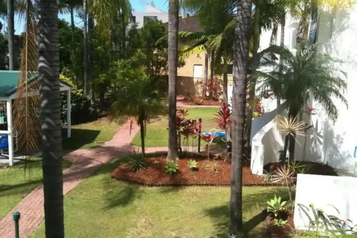 outside