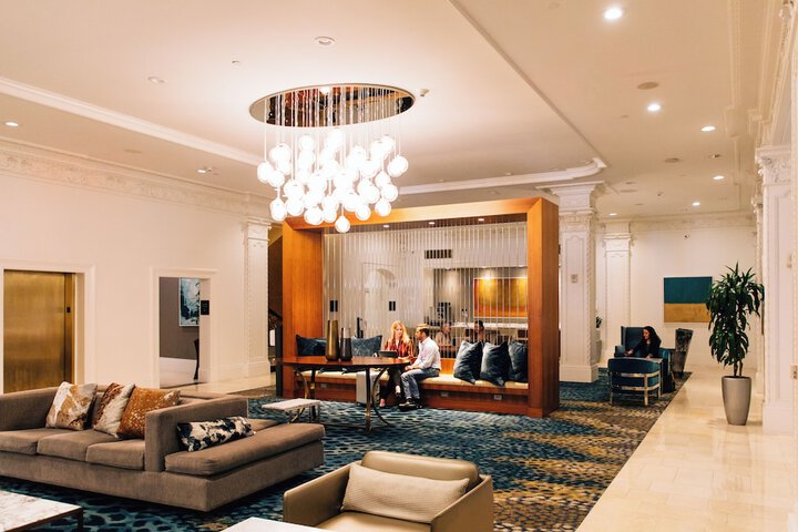 Lobby sitting area