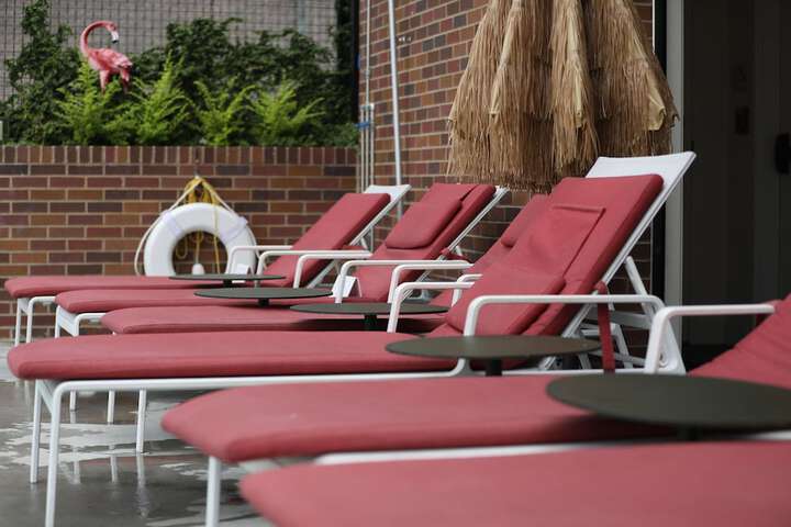 Rooftop pool