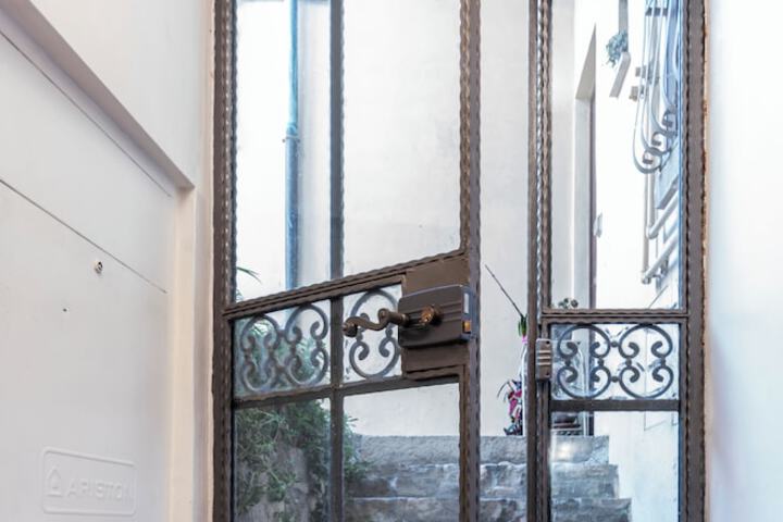 Interior entrance