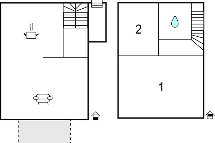 2 Bedroom Lovely Home in Berlin
