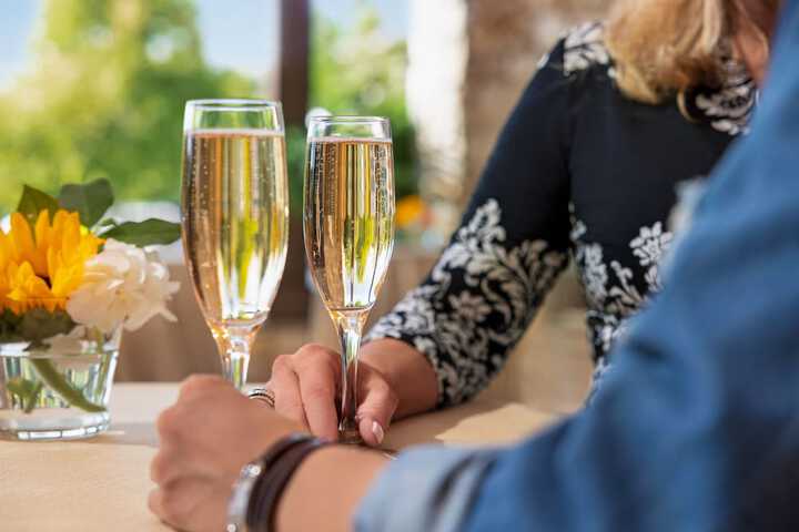 Couples dining