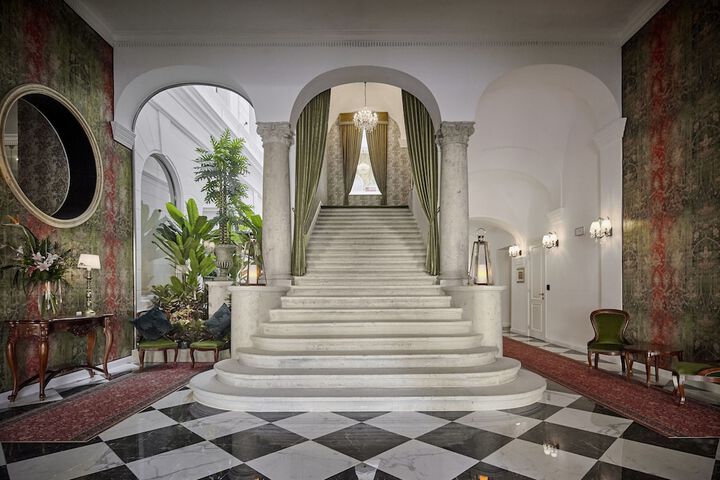 Interior entrance