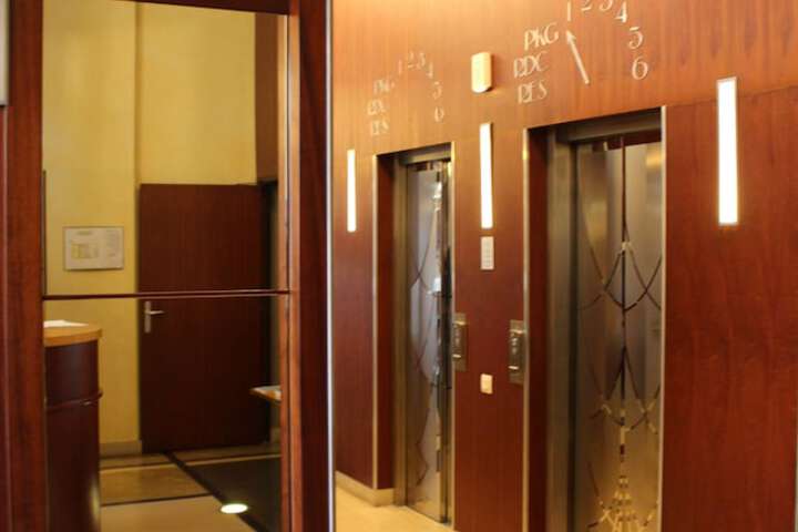Interior entrance