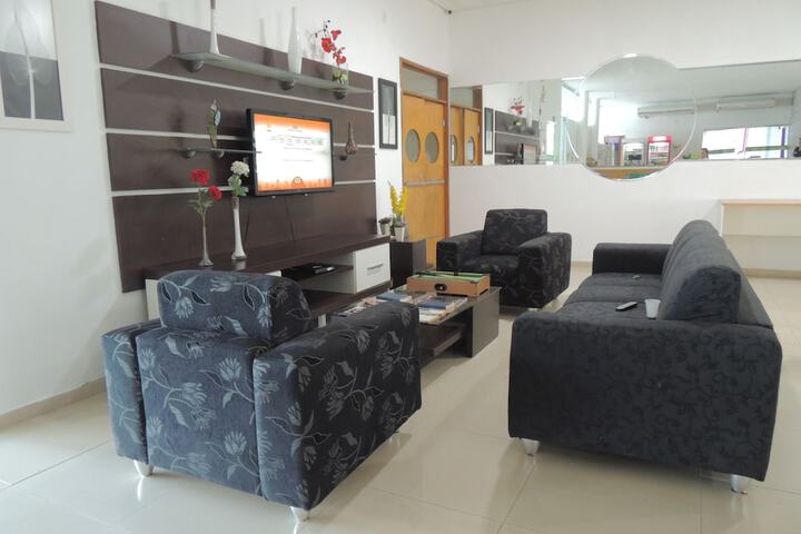 Lobby sitting area