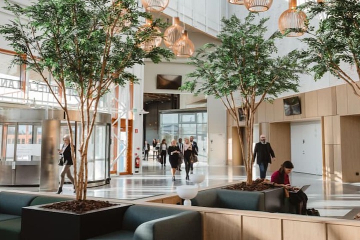 Interior entrance