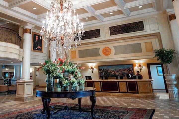 Interior entrance