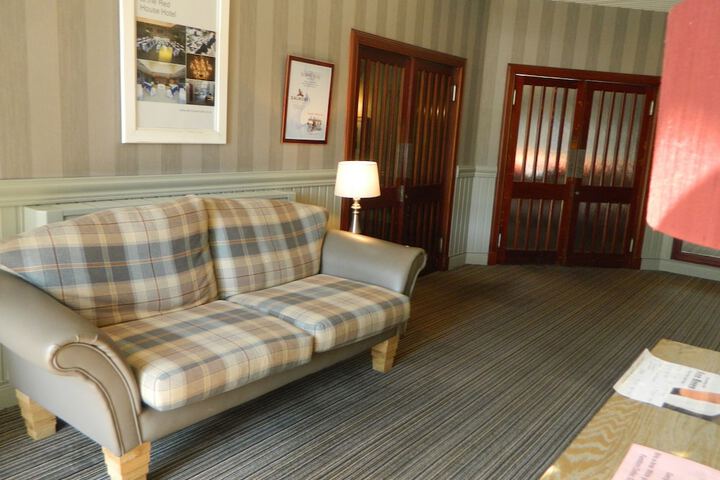 Interior entrance