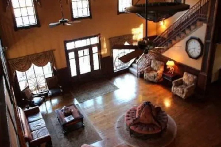Interior entrance