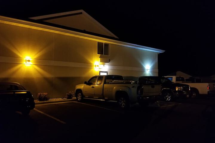 Front of property - evening/night