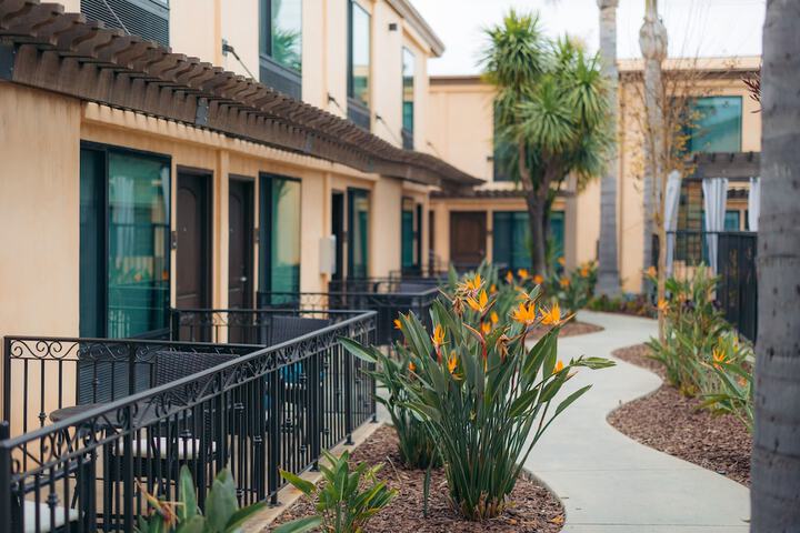 Courtyard view
