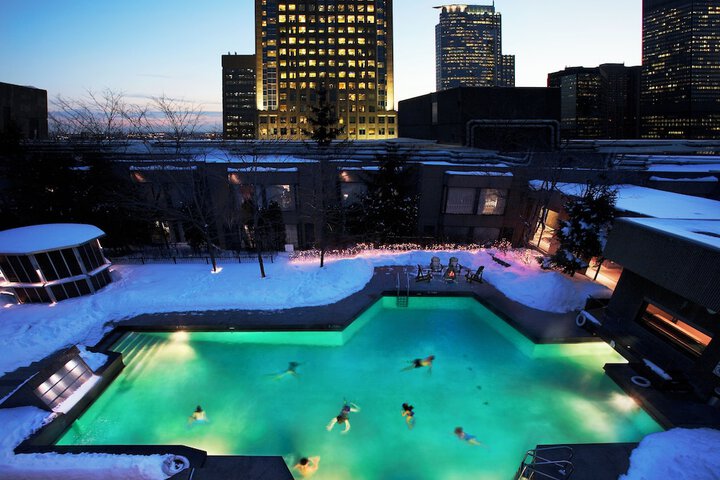 Rooftop pool