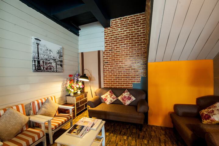 Interior entrance