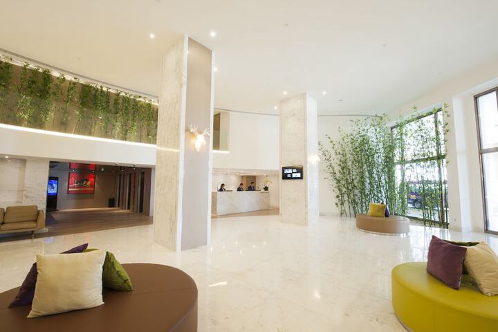 Interior entrance