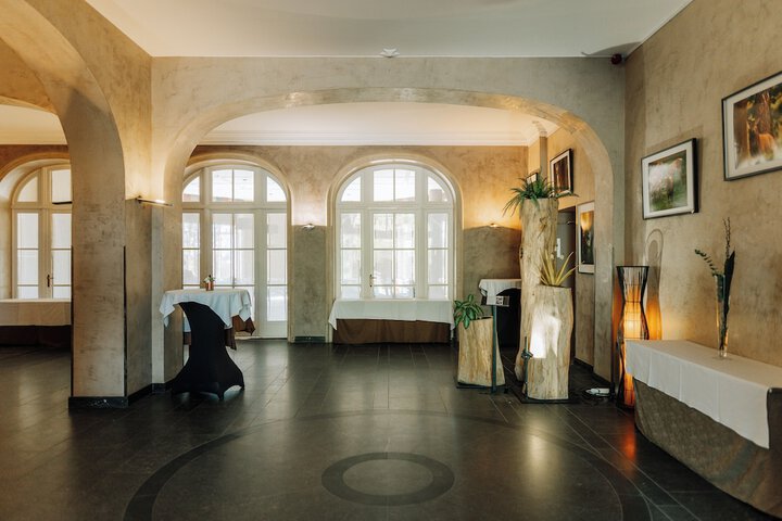 Interior entrance