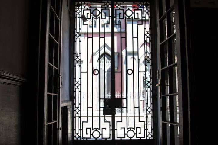 Interior entrance