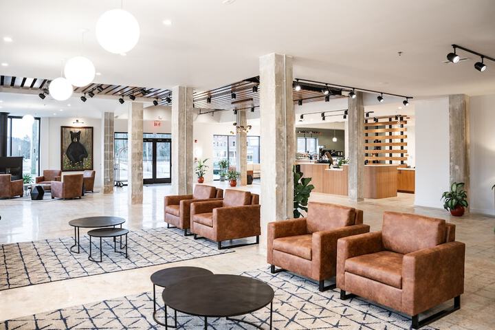 Lobby sitting area