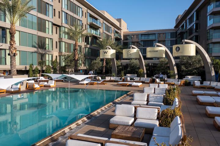 Rooftop pool